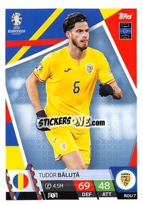 Figurina Tudor Băluţă - UEFA Euro 2024. Match Attax
 n. ROM7 - Topps