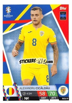 Sticker Alexandru Cicâldău - UEFA Euro 2024. Match Attax
 - Topps