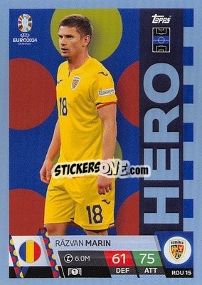 Sticker Răzvan Marin - UEFA Euro 2024. Match Attax
 n. ROM15 - Topps