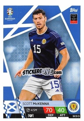 Sticker Scott McKenna - UEFA Euro 2024. Match Attax
 - Topps