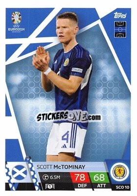Sticker Scott McTominay - UEFA Euro 2024. Match Attax
 n. SCO10 - Topps