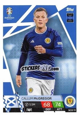 Figurina Callum McGregor - UEFA Euro 2024. Match Attax
 - Topps