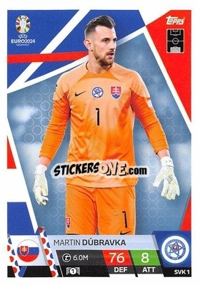 Sticker Martin Dúbravka - UEFA Euro 2024. Match Attax
 - Topps