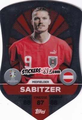 Figurina Marcel Sabitzer - UEFA Euro 2024. Match Attax
 - Topps