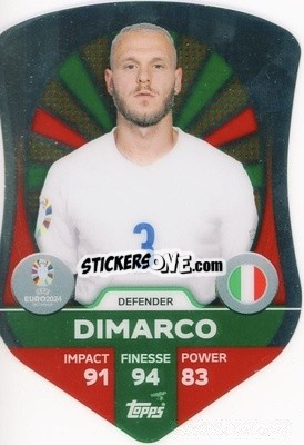 Sticker Federico Dimarco - UEFA Euro 2024. Match Attax
 - Topps