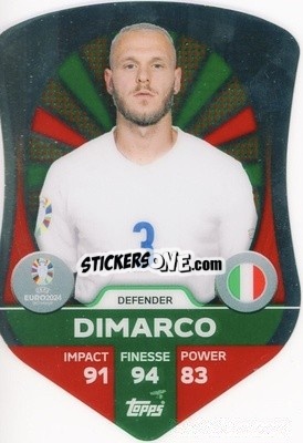 Sticker Federico Dimarco - UEFA Euro 2024. Match Attax
 n. SC4 - Topps