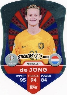 Sticker Frenkie de Jong