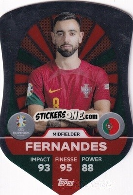 Sticker Bruno Fernandes - UEFA Euro 2024. Match Attax
 n. SC6 - Topps
