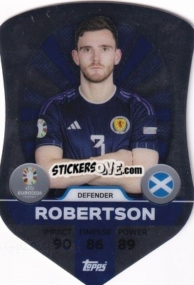 Sticker Andy Robertson - UEFA Euro 2024. Match Attax
 - Topps