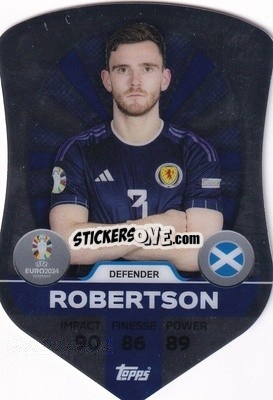 Sticker Andy Robertson - UEFA Euro 2024. Match Attax
 n. SC7 - Topps