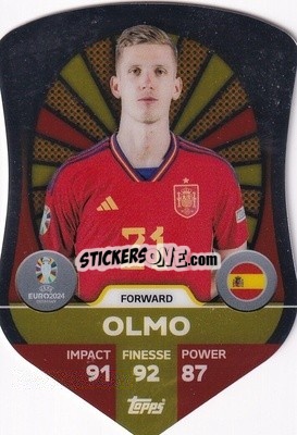 Sticker Dani Olmo - UEFA Euro 2024. Match Attax
 n. SC8 - Topps