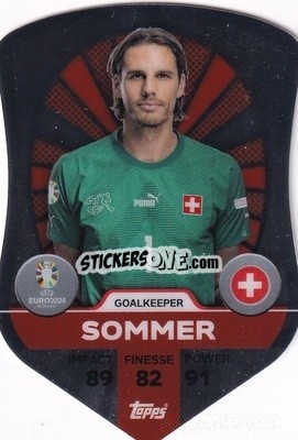 Sticker Yann Sommer - UEFA Euro 2024. Match Attax
 - Topps