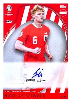 Cromo Nicolas Seiwald - UEFA Euro 2024. Match Attax
 n. AC-NS - Topps