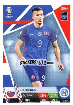 Sticker László Bénes - UEFA Euro 2024. Match Attax
 n. SVK12 - Topps