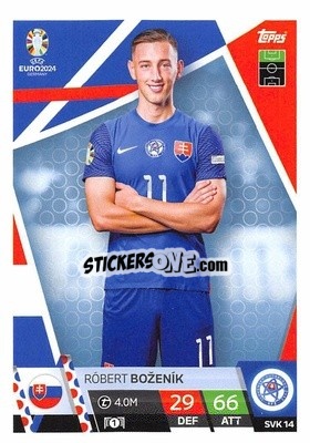 Sticker Róbert Boženík - UEFA Euro 2024. Match Attax
 n. SVK14 - Topps