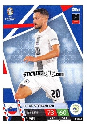 Figurina Petar Stojanović - UEFA Euro 2024. Match Attax
 - Topps