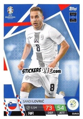 Sticker Sandi Lovrić - UEFA Euro 2024. Match Attax
 n. SVN8 - Topps