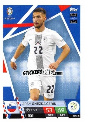 Sticker Adam Gnezda Čerin - UEFA Euro 2024. Match Attax
 - Topps