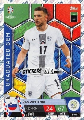 Sticker Žan Vipotnik - UEFA Euro 2024. Match Attax
 - Topps