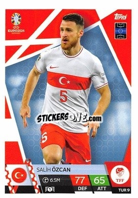 Sticker Salih Özcan - UEFA Euro 2024. Match Attax
 n. TUR9 - Topps