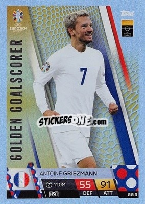 Sticker Antoine Griezmann - UEFA Euro 2024. Match Attax
 n. GG3 - Topps
