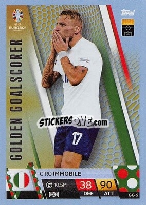 Sticker Ciro Immobile - UEFA Euro 2024. Match Attax
 n. GG6 - Topps