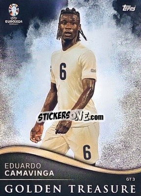 Sticker Eduardo Camavinga - UEFA Euro 2024. Match Attax
 n. GT3 - Topps