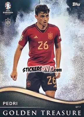 Sticker Pedri - UEFA Euro 2024. Match Attax
 n. GT7 - Topps
