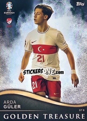 Sticker Arda Güler - UEFA Euro 2024. Match Attax
 n. GT8 - Topps