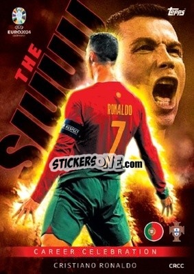 Figurina Cristiano Ronaldo - The Siuuu - UEFA Euro 2024. Match Attax
 - Topps