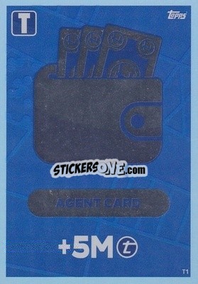 Sticker Agent Card - UEFA Euro 2024. Match Attax
 n. T1 - Topps