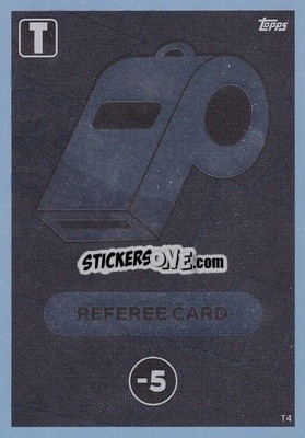 Sticker Referee Card - UEFA Euro 2024. Match Attax
 n. T4 - Topps