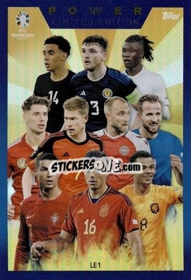 Cromo Power Limited Edition - UEFA Euro 2024. Match Attax
 n. LE1 - Topps