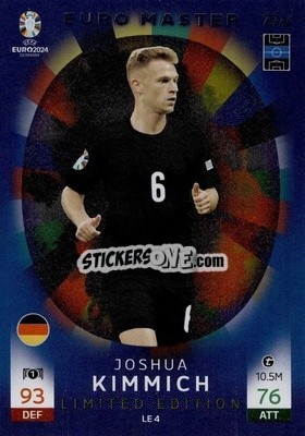 Sticker Joshua Kimmich - UEFA Euro 2024. Match Attax
 n. LE4 - Topps