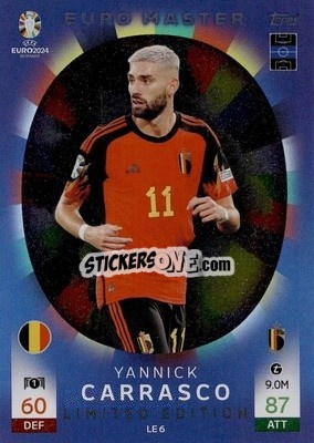 Figurina Yannick Carrasco - UEFA Euro 2024. Match Attax
 - Topps