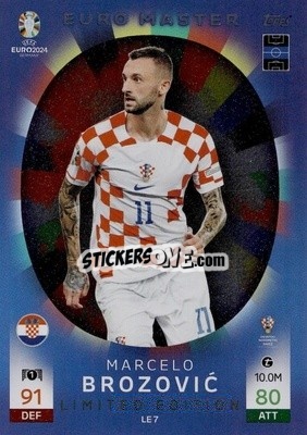 Sticker Marcelo Brozović - UEFA Euro 2024. Match Attax
 - Topps