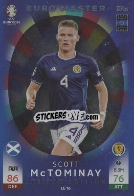 Sticker Scott McTominay - UEFA Euro 2024. Match Attax
 n. LE16 - Topps