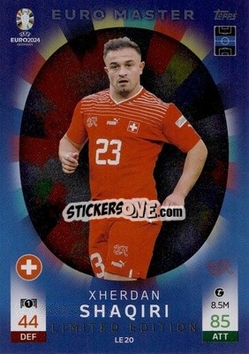 Figurina Xherdan Shaqiri - UEFA Euro 2024. Match Attax
 - Topps