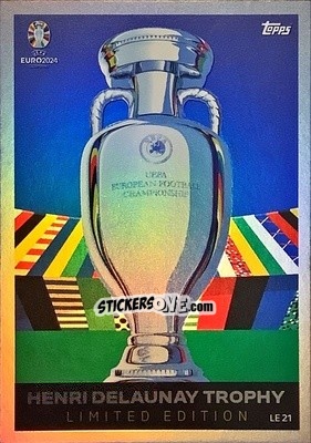 Sticker Henri Delaunay Trophy - UEFA Euro 2024. Match Attax
 n. LE21 - Topps