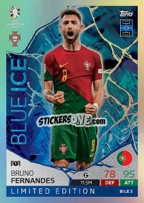 Sticker Bruno Fernandes - UEFA Euro 2024. Match Attax
 n. BILE3 - Topps