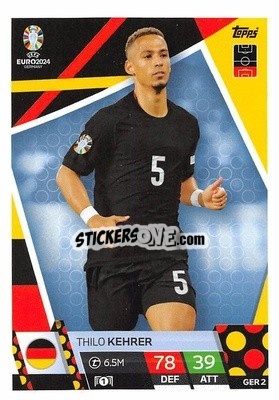 Cromo Thilo Kehrer - UEFA Euro 2024. Match Attax
 - Topps