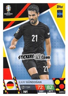 Sticker İlkay Gündoğan - UEFA Euro 2024. Match Attax
 - Topps