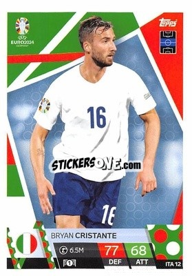 Sticker Bryan Cristante - UEFA Euro 2024. Match Attax
 - Topps