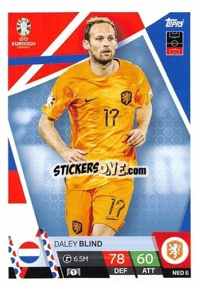 Cromo Daley Blind - UEFA Euro 2024. Match Attax
 - Topps