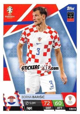 Cromo Borna Barišić - UEFA Euro 2024. Match Attax
 - Topps