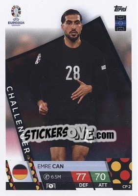 Sticker Emre Can - UEFA Euro 2024. Match Attax
 n. CP2 - Topps