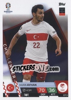 Sticker Kaan Ayhan - UEFA Euro 2024. Match Attax
 n. CP3 - Topps