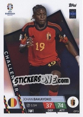 Sticker Johan Bakayoko - UEFA Euro 2024. Match Attax
 n. CP5 - Topps
