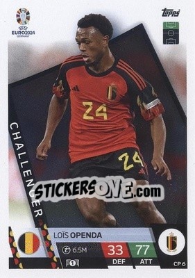 Sticker Loïs Openda - UEFA Euro 2024. Match Attax
 n. CP6 - Topps