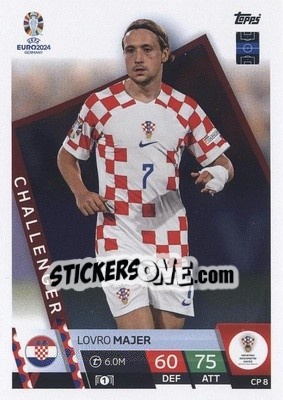 Sticker Lovro Majer - UEFA Euro 2024. Match Attax
 n. CP8 - Topps